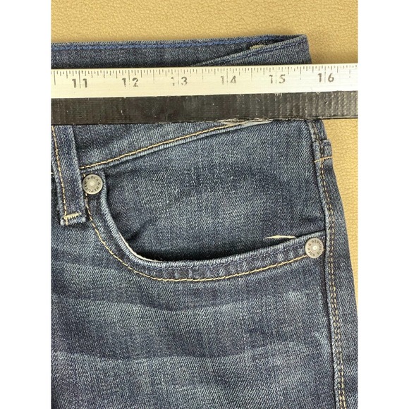 Rock and Republic Womens 30 Jeans Low Rise Straight Leg Regular Fit Blue Denim - Picture 3 of 13